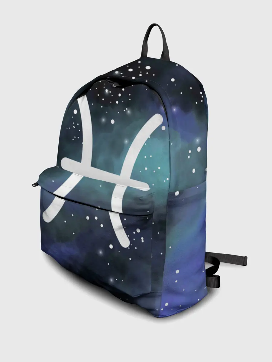 Рюкзак джинсовый / Рыбы / Pisces, Знак зодиака