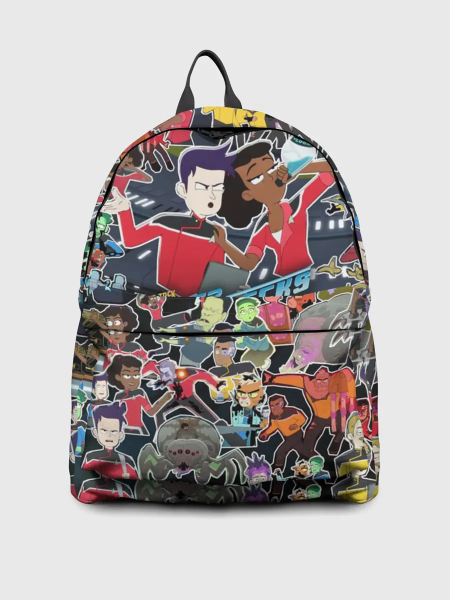 Рюкзак джинсовый / Нижние палубы стикерпак