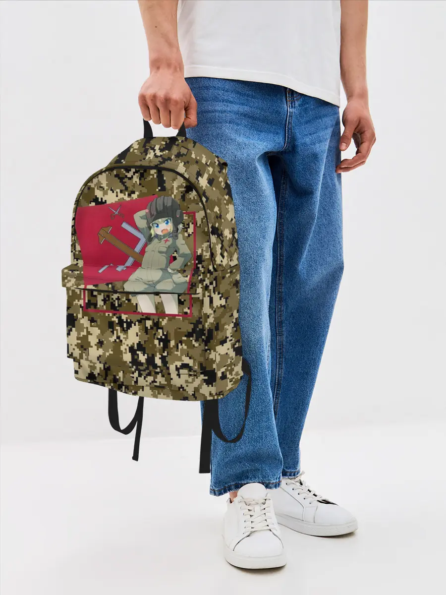 Рюкзак джинсовый / Домашний танкист