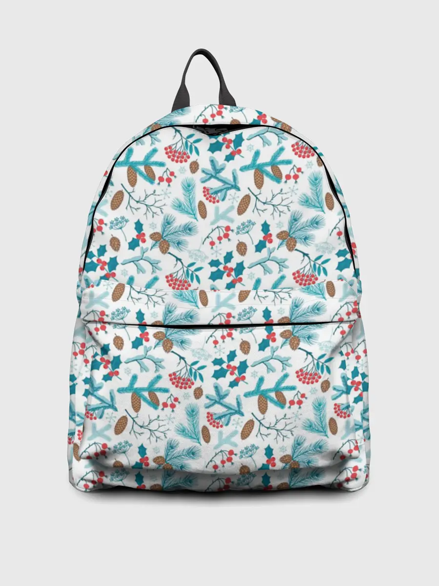 Рюкзак джинсовый / Морозная Зимняя Свежесть