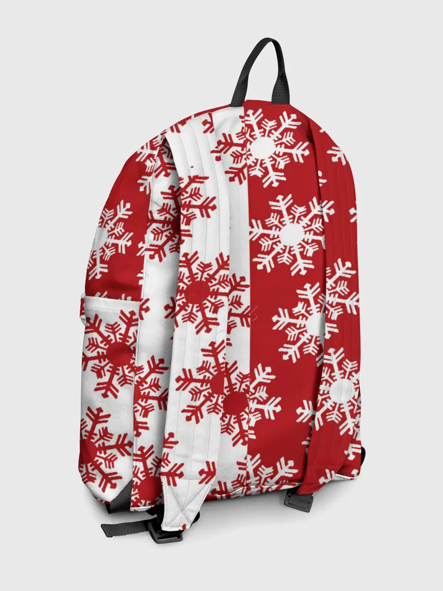 Рюкзак джинсовый / Новогодние Снежинки 2022