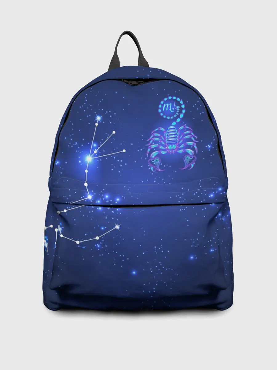 Рюкзак джинсовый / Знак зодиака - Скорпион