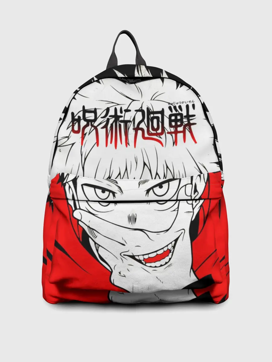 Рюкзак джинсовый / Jujutsu Kaisen, Юдзи Итадори