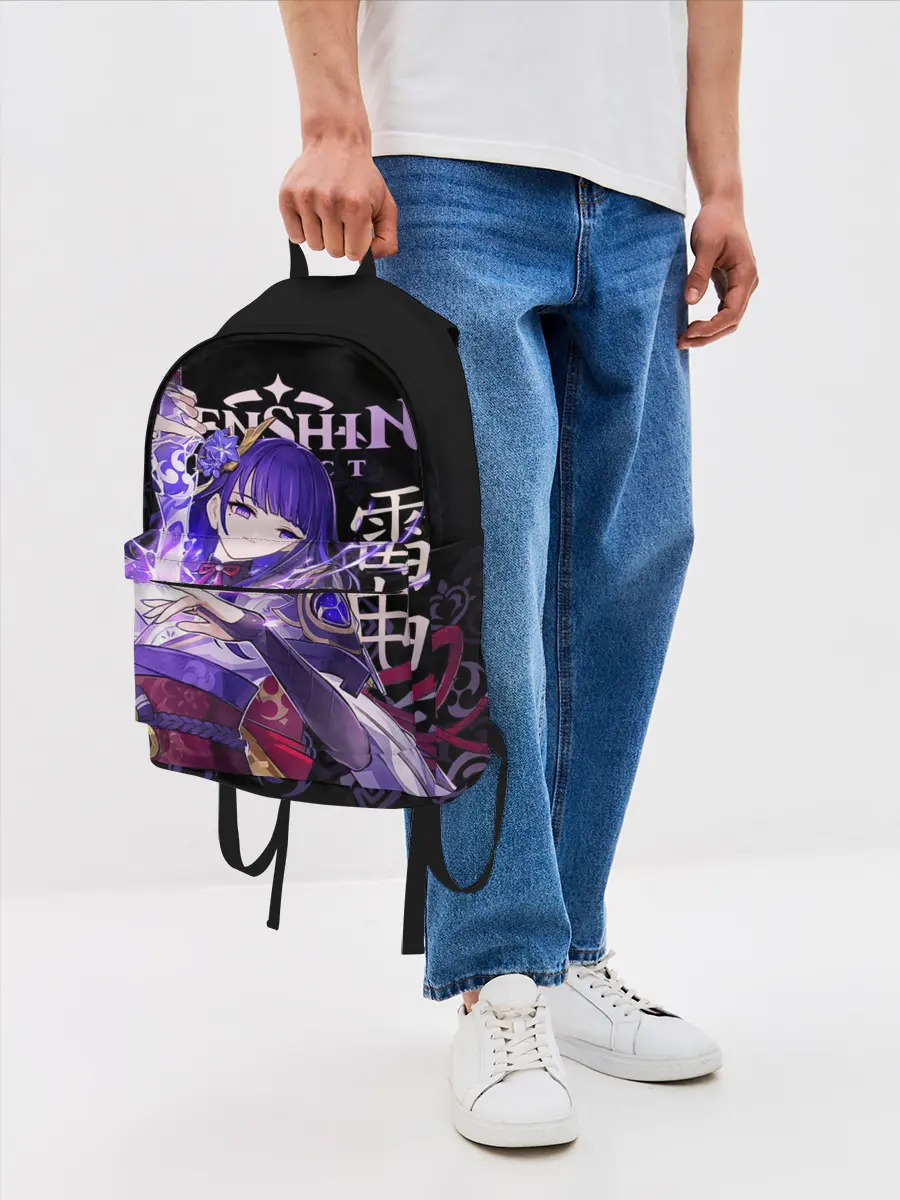 Рюкзак джинсовый / Сёгун Райдэн / Genshin Impact