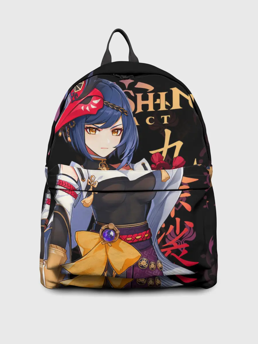 Рюкзак джинсовый / Сара / Genshin Impact