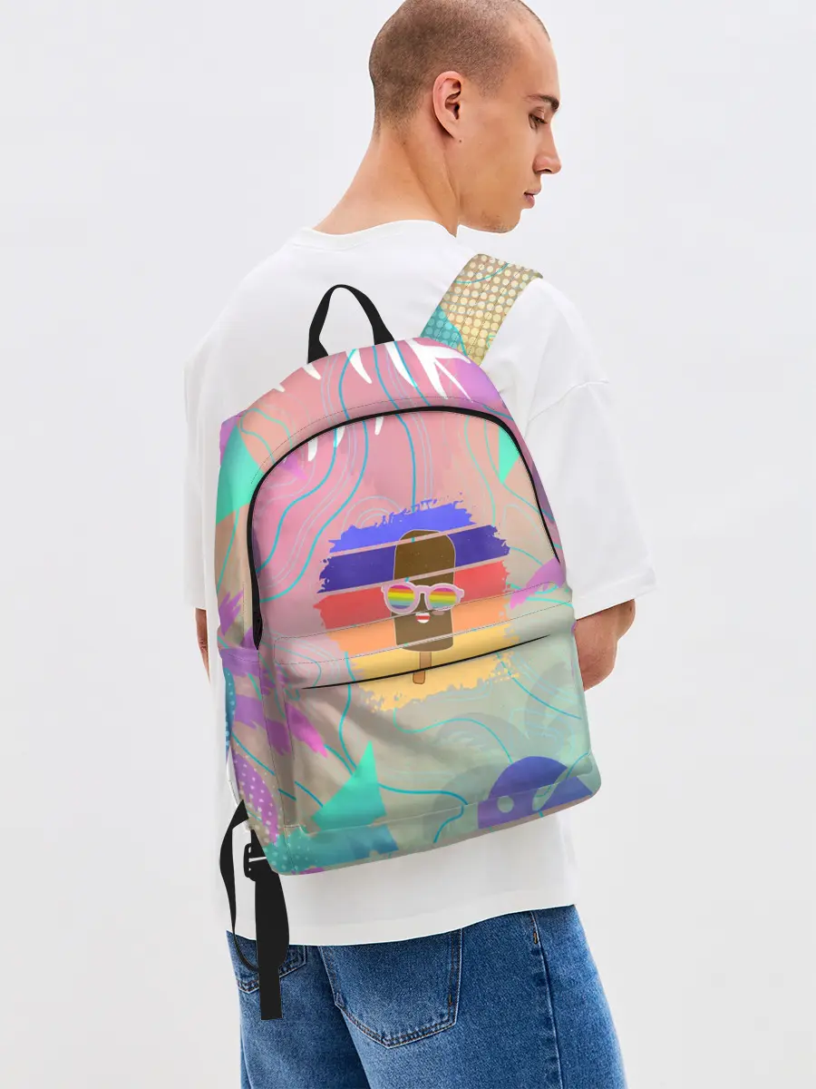 Рюкзак джинсовый / Эскимо в Тропиках