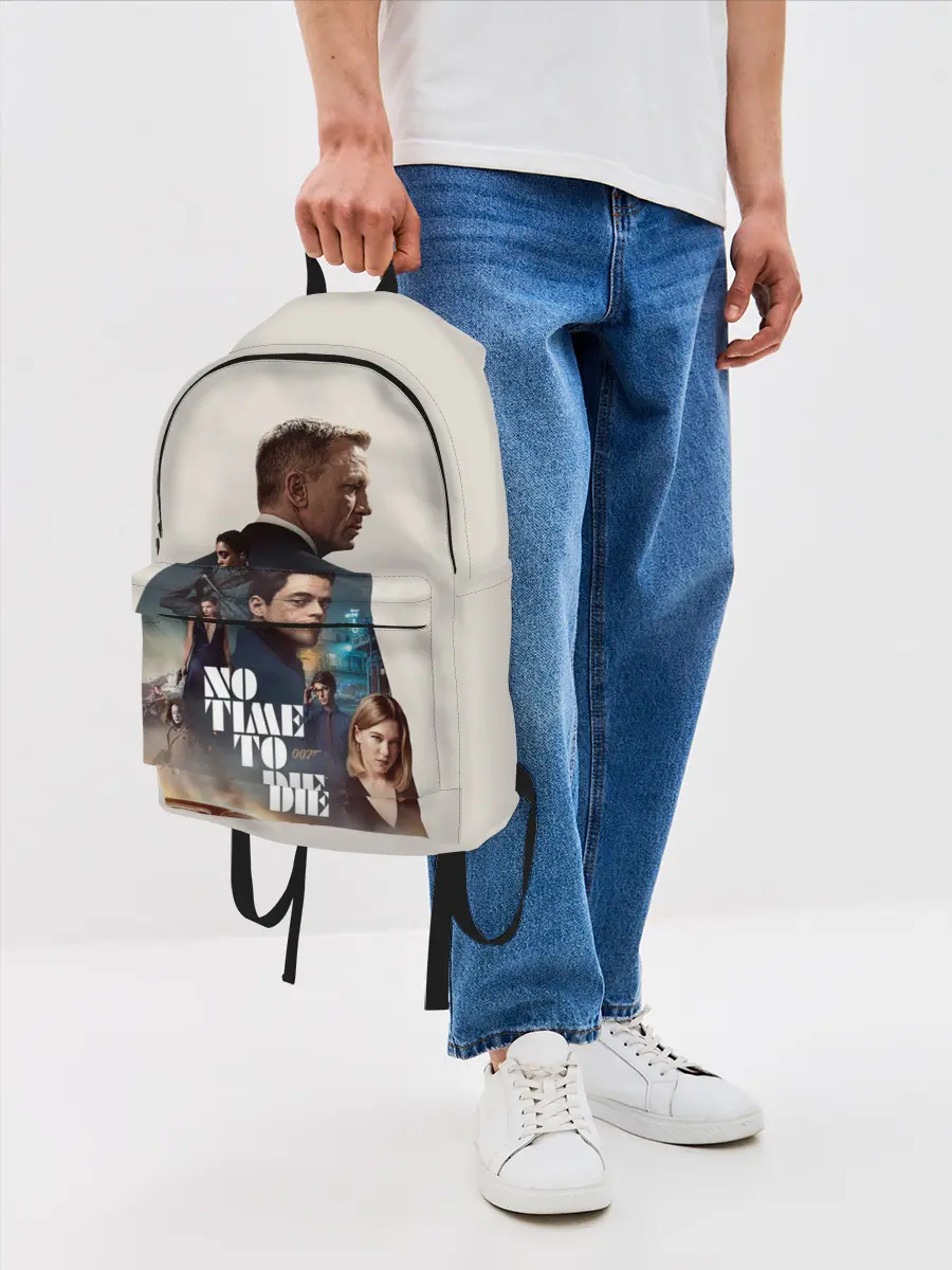 Рюкзак джинсовый / Не Время Умирать Бонд 007