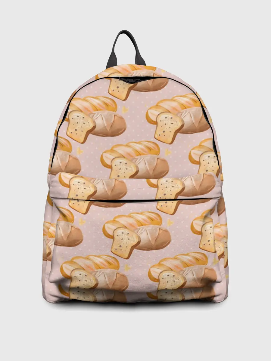 Рюкзак джинсовый / Выпечка - хлеб
