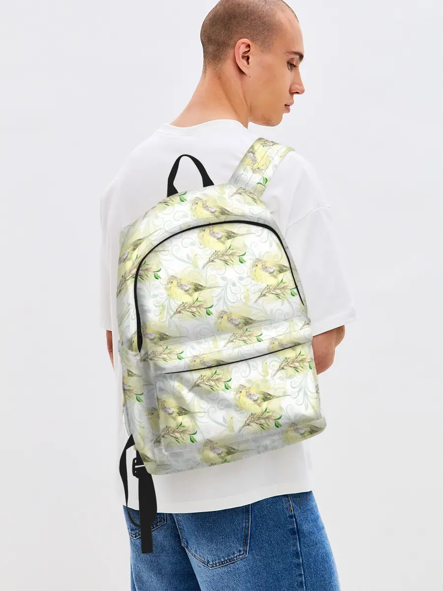 Рюкзак джинсовый / Маленькие птички