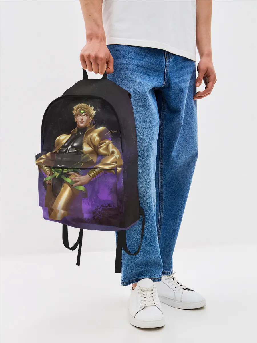 Рюкзак джинсовый / Дио Брандо Космический из ДЖО джо