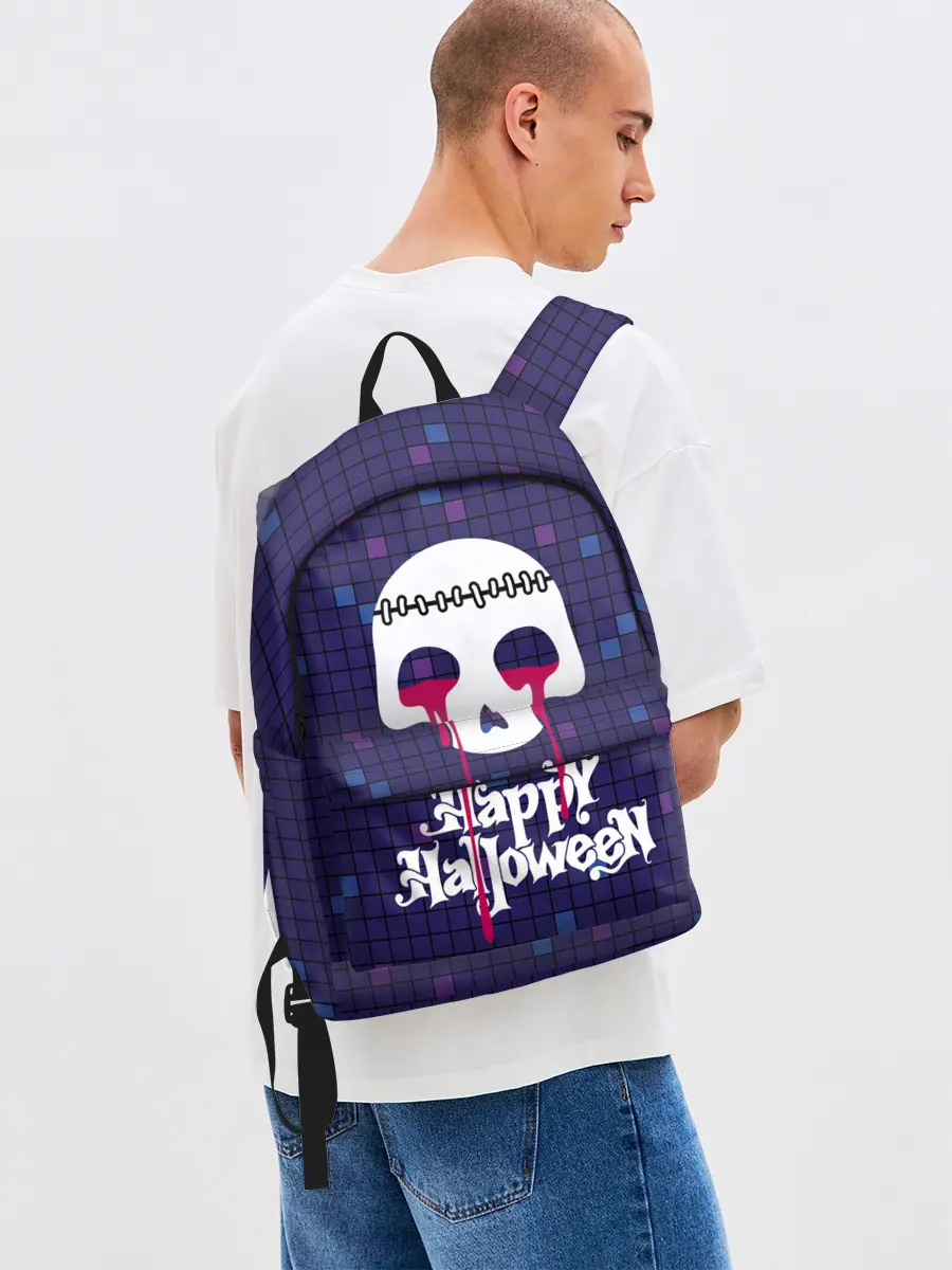 Рюкзак джинсовый / Кровавые слёзы зомби