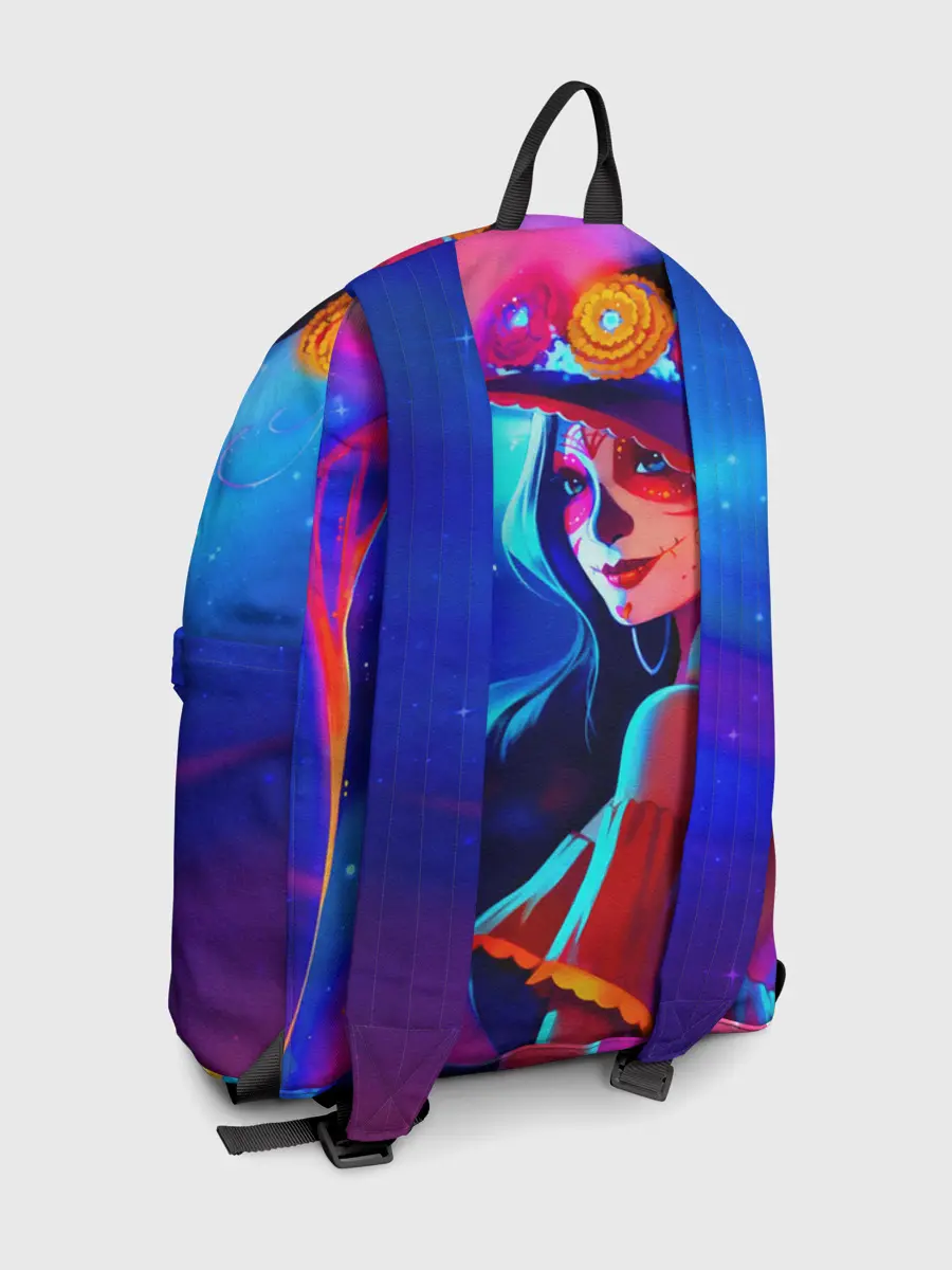 Рюкзак джинсовый / Неоновая ведьма