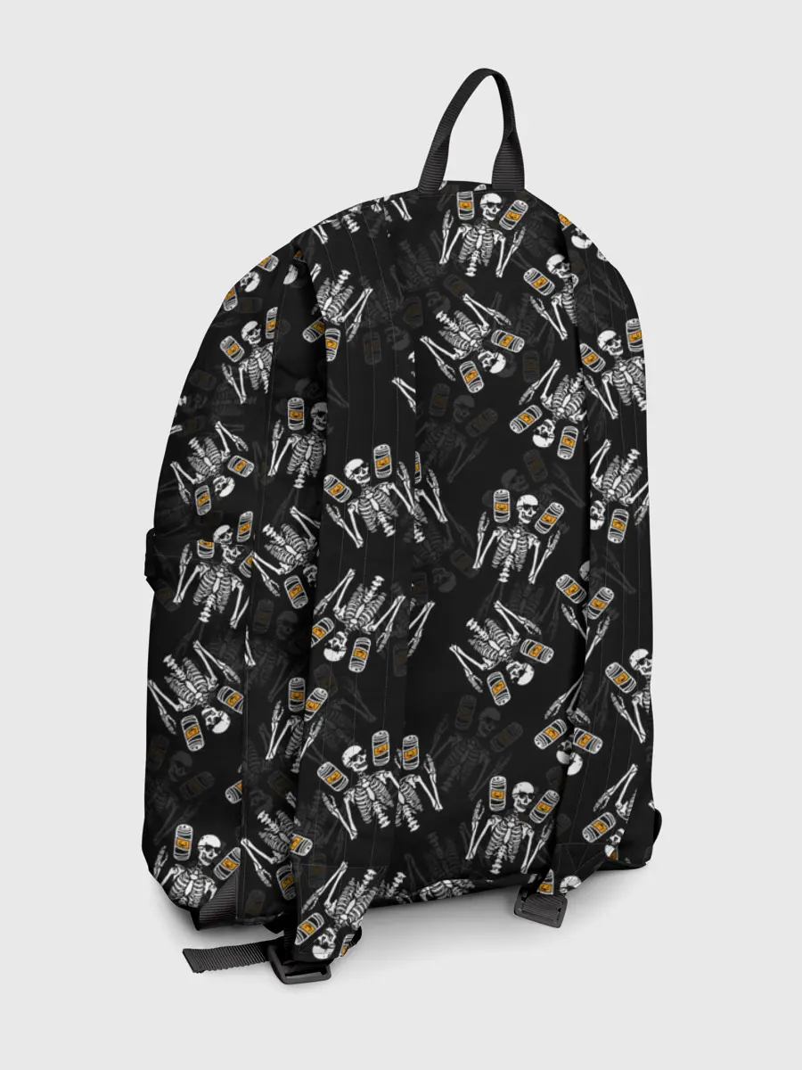 Рюкзак джинсовый / ПАТТЕРН СКЕЛЕТ / HALLOWEEN PARTY