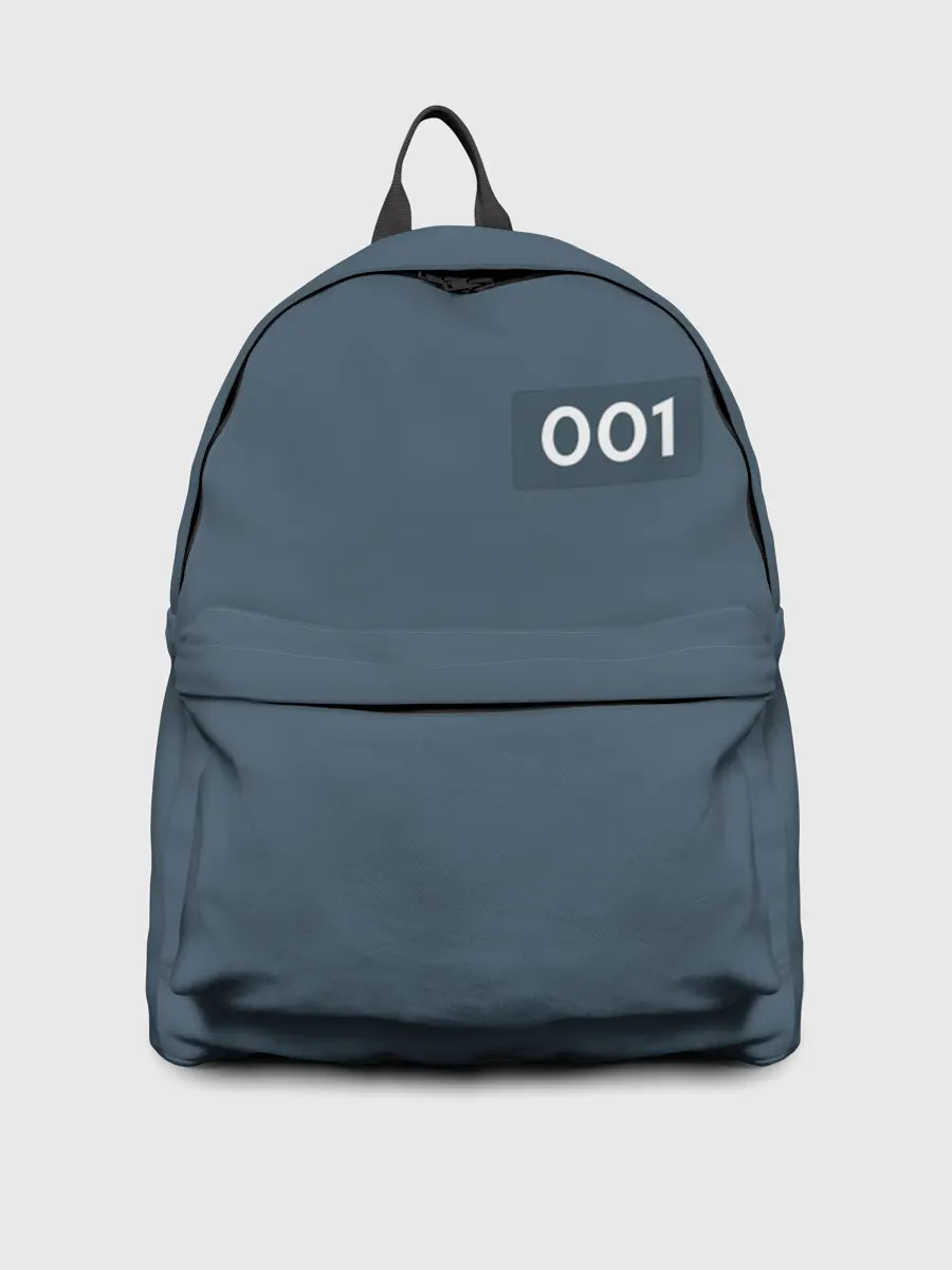 Рюкзак джинсовый / Игра в кальмара | Игрок 001