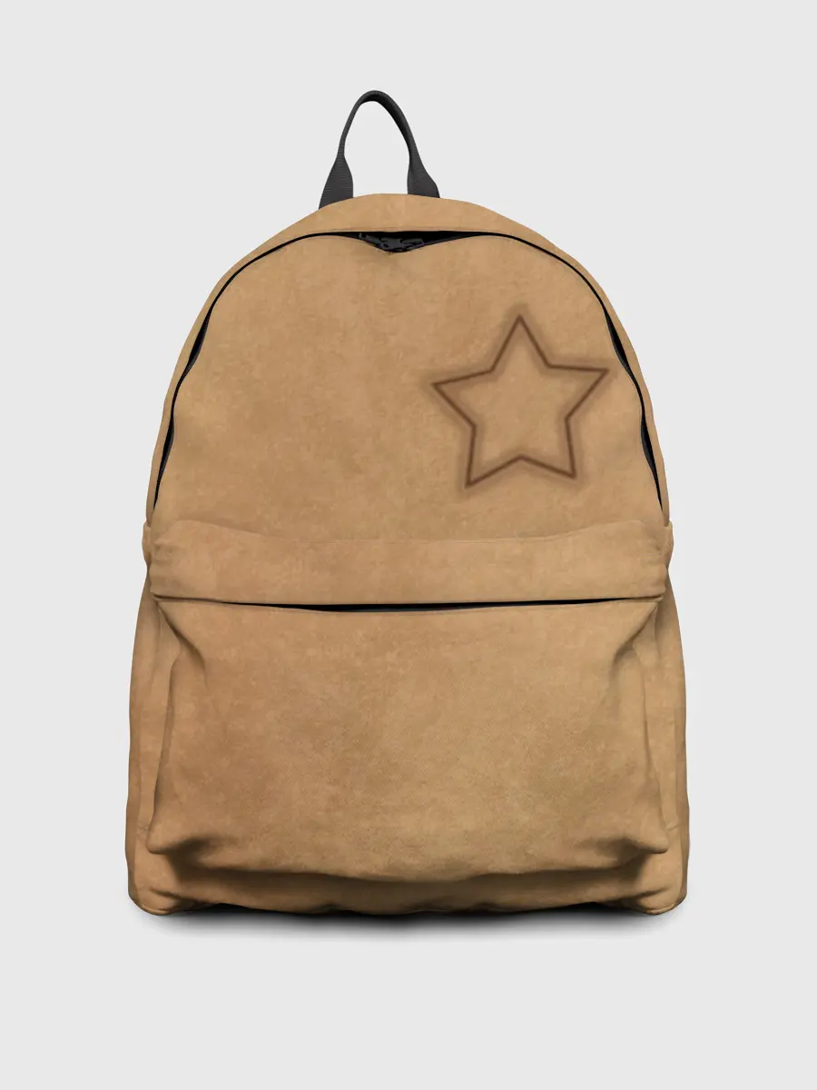 Рюкзак джинсовый / Звезда / Игра в кальмара