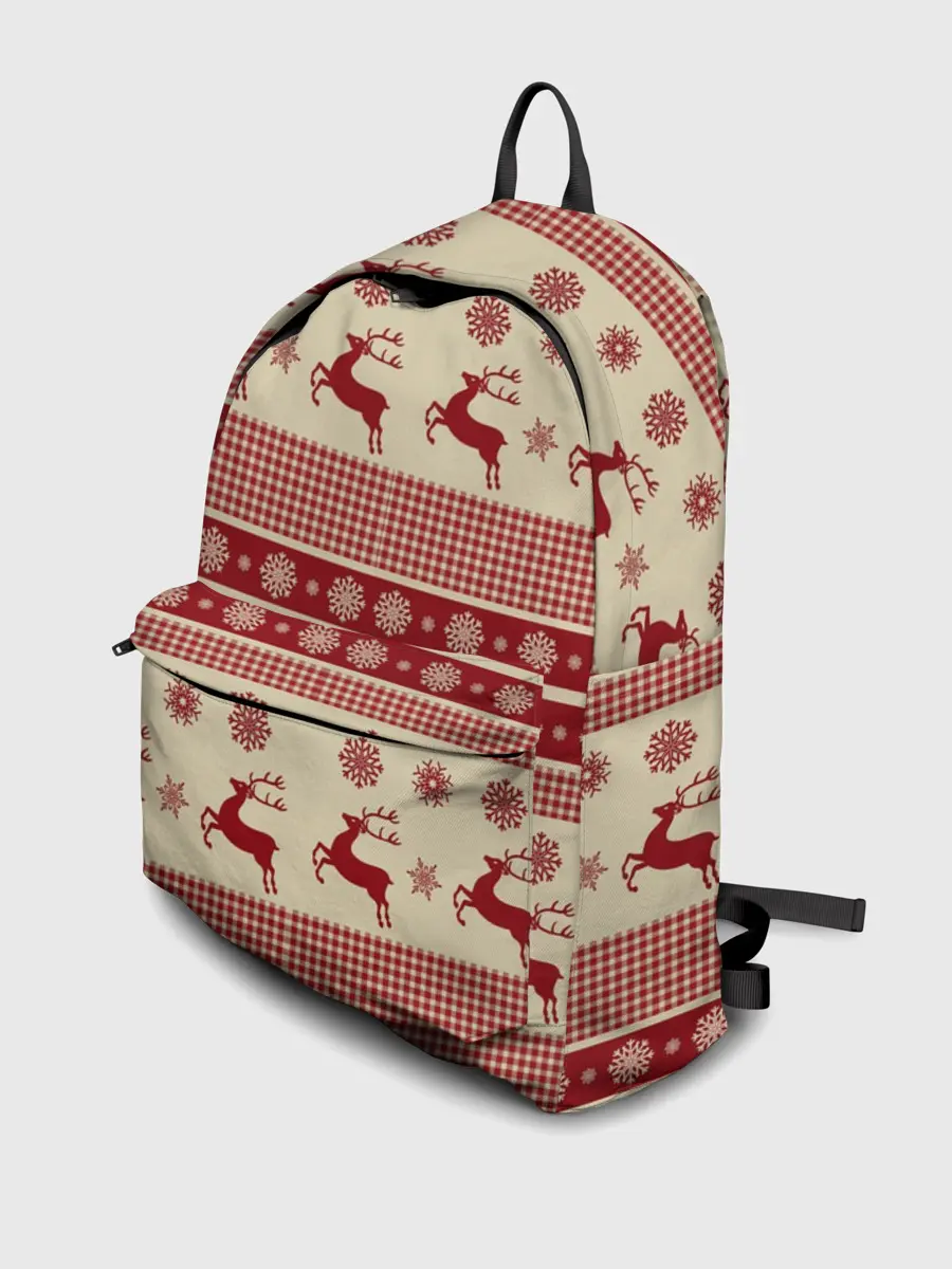 Рюкзак джинсовый / Новогодние Олени!