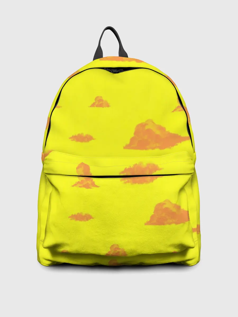 Рюкзак джинсовый / Рыжие облака