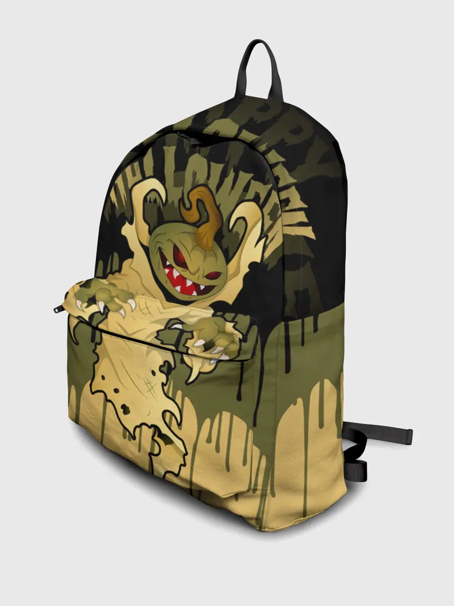 Рюкзак джинсовый / Тыква в ночь мертвецов