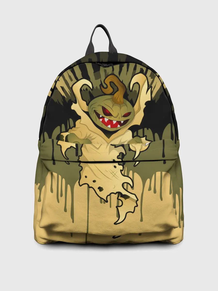 Рюкзак джинсовый / Тыква в ночь мертвецов