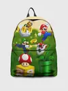 Рюкзак джинсовый / Mario Coins