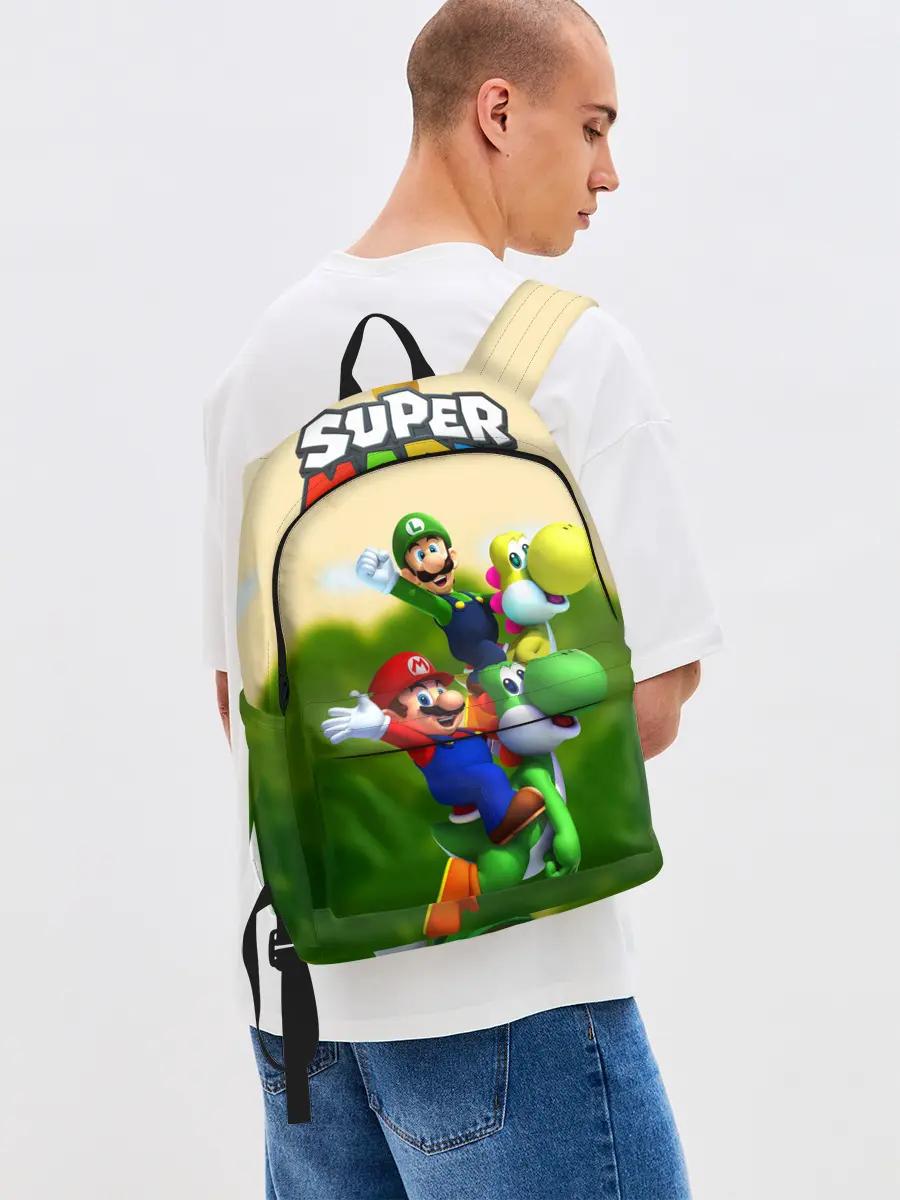 Рюкзак джинсовый / 3DMario