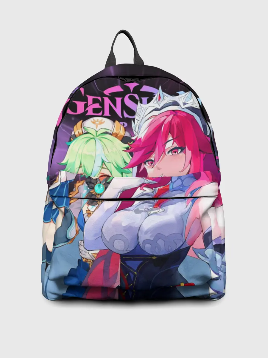 Рюкзак джинсовый / Розария и Сахароза, Genshin Impact