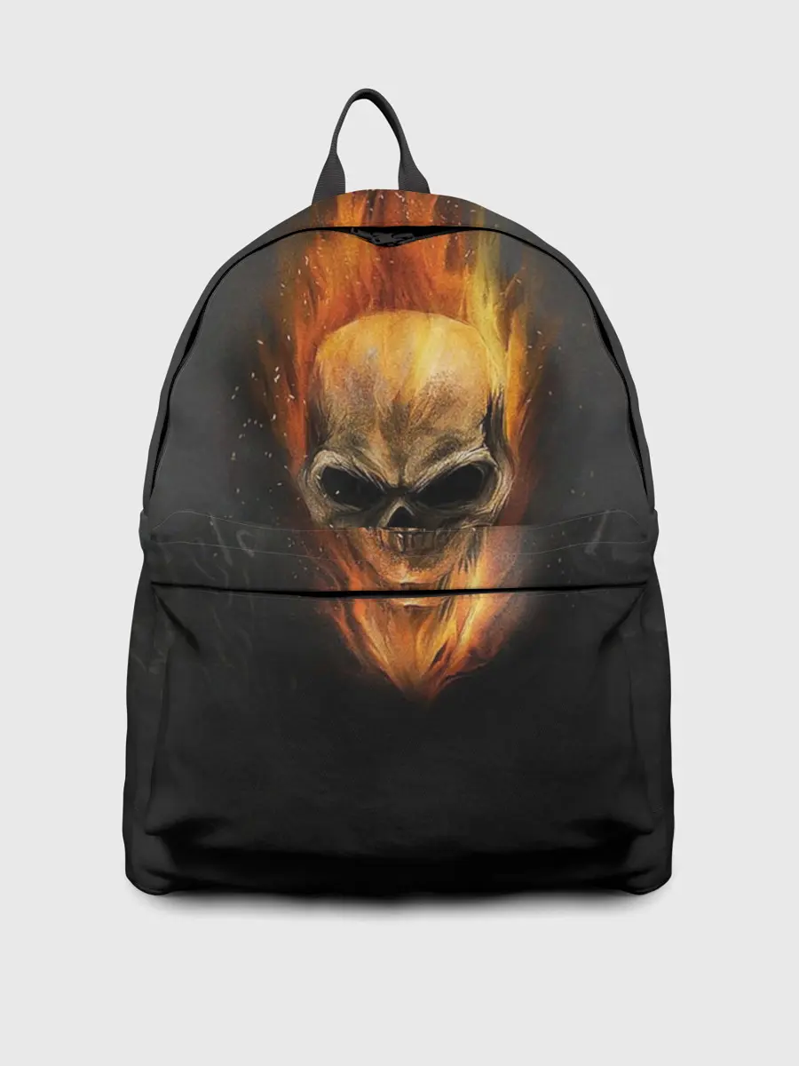 Рюкзак джинсовый / Призрак в огне