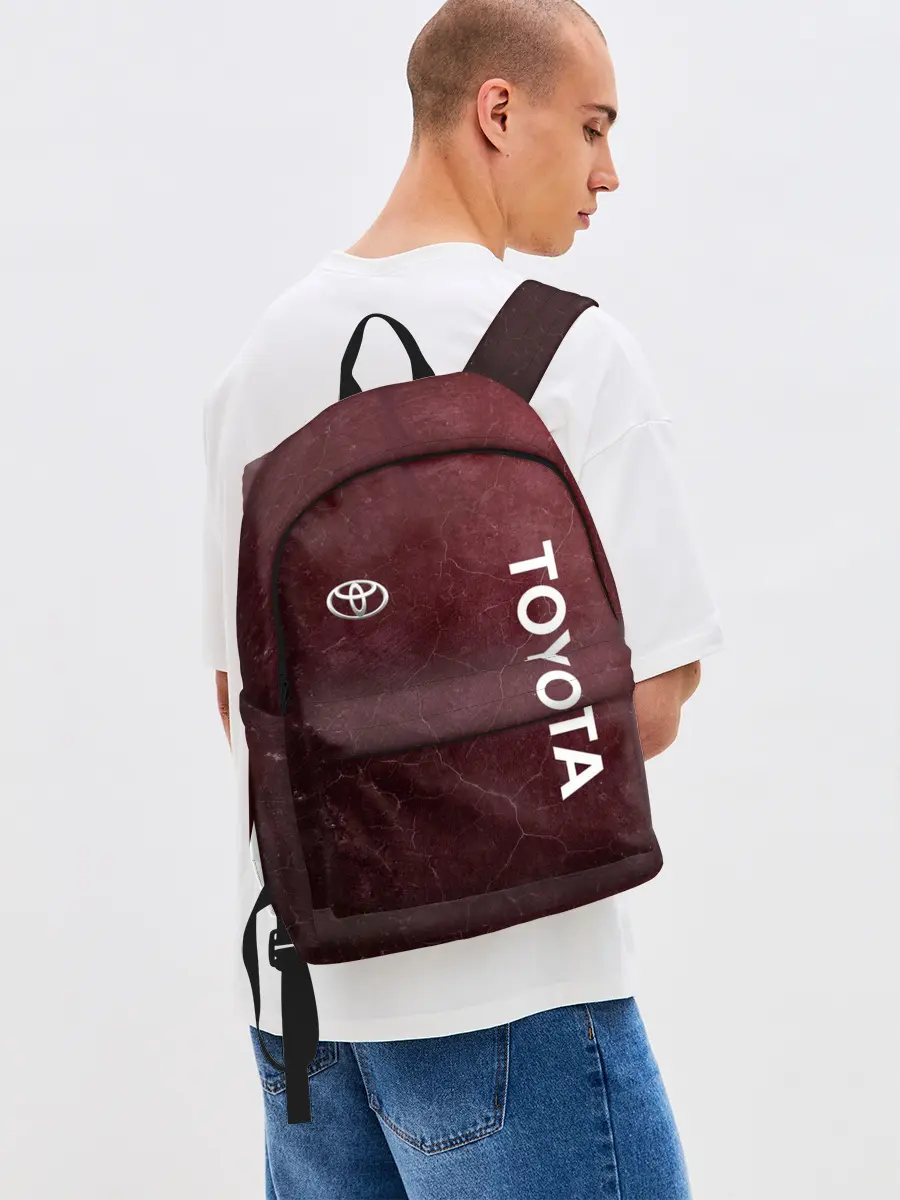 Рюкзак джинсовый / TOYOTA | RED GRUNGE