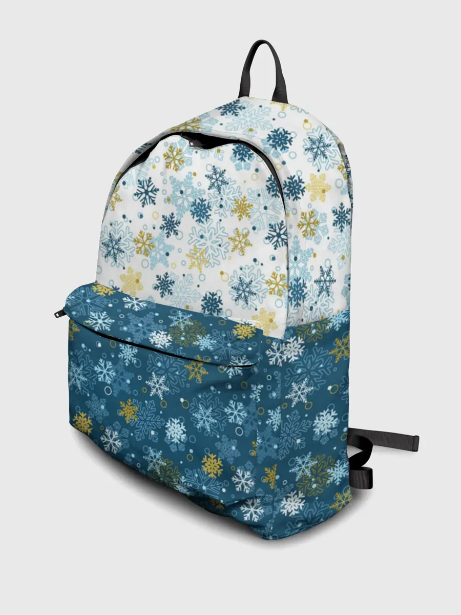 Рюкзак джинсовый / Падают Снежинки