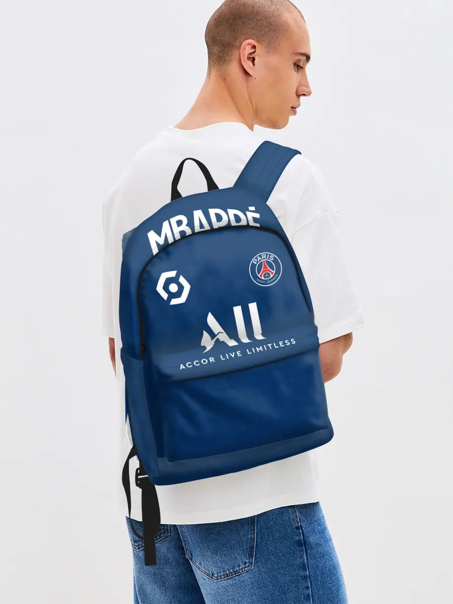 Рюкзак джинсовый / Мбаппе ПСЖ форма 2021/2022