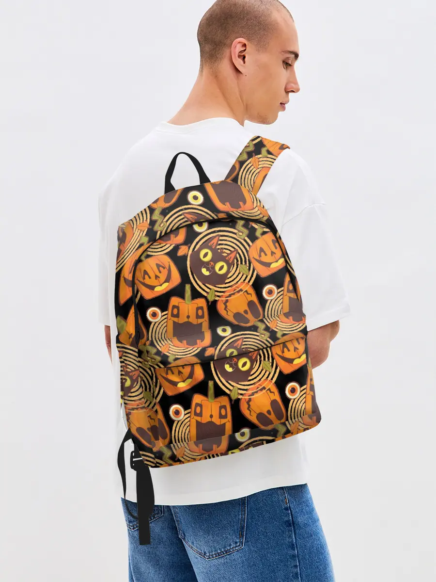 Рюкзак джинсовый / Patern Halloween 10