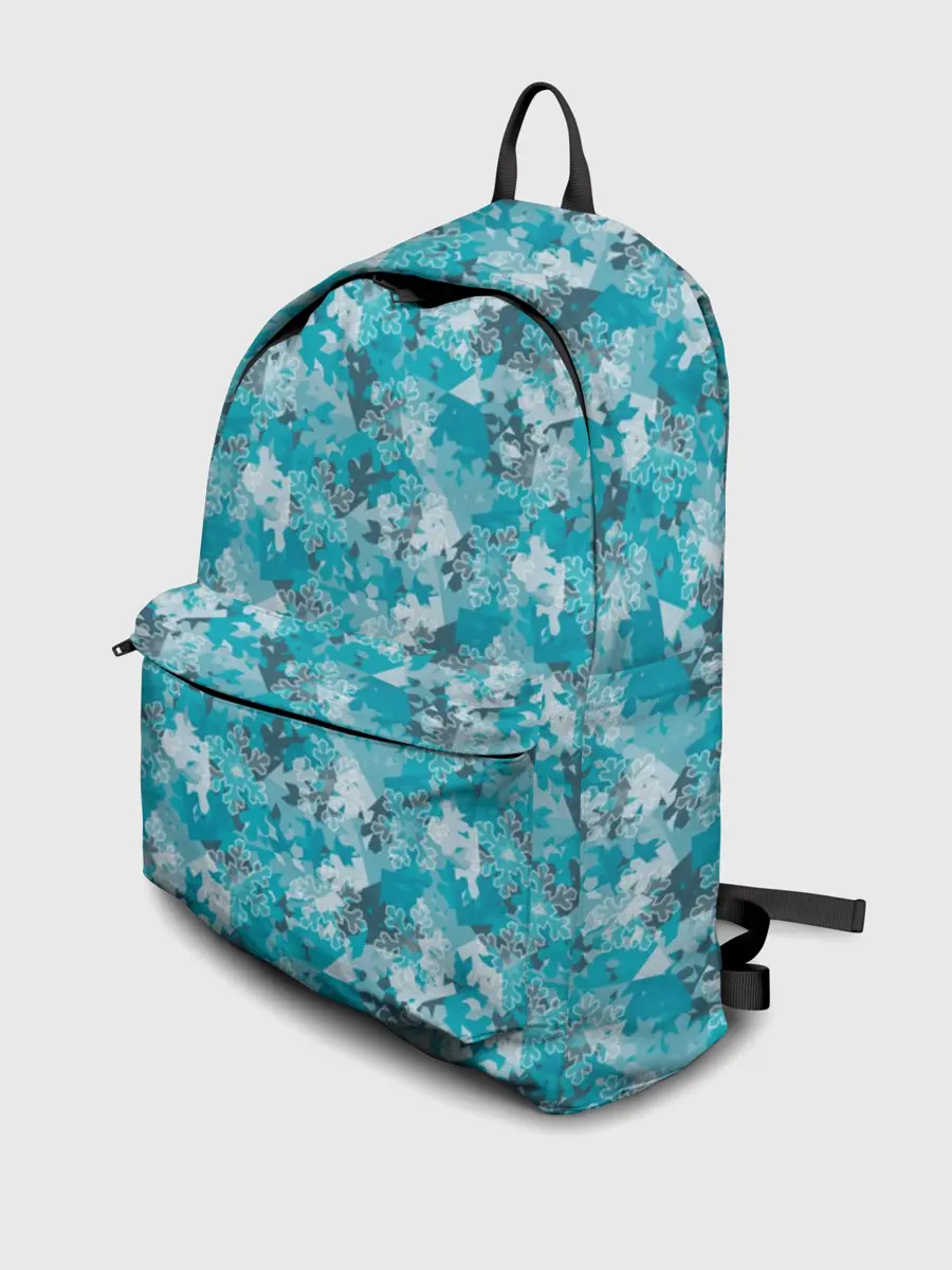 Рюкзак джинсовый / Снежный Дизайн