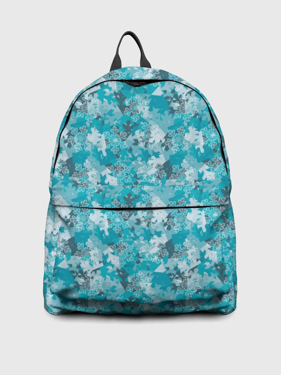 Рюкзак джинсовый / Снежный Дизайн