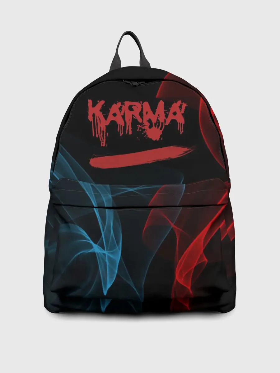 Рюкзак джинсовый / Karma, No Fun