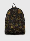 Рюкзак джинсовый / ХЕЛЛОУИН ПАТТЕРН КОТИКИ / HALLOWEEN KITTY
