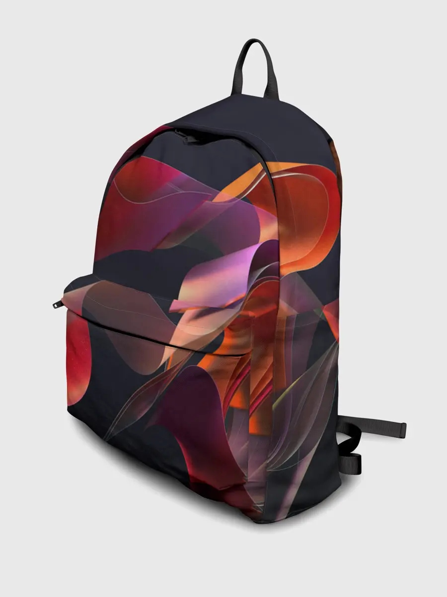 Рюкзак джинсовый / Абстрактные ленты