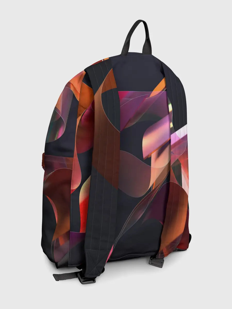 Рюкзак джинсовый / Абстрактные ленты