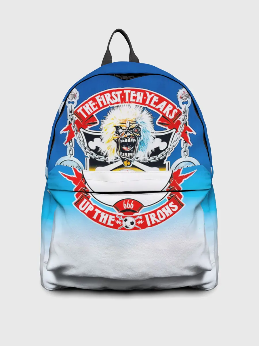 Рюкзак джинсовый / The First Ten Years - Iron Maiden