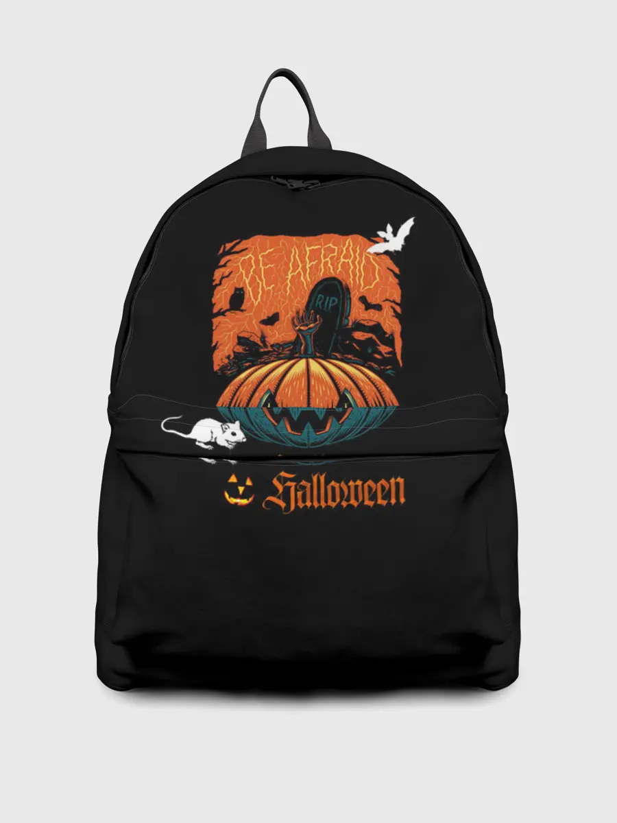 Рюкзак джинсовый / Кладбище Halloween