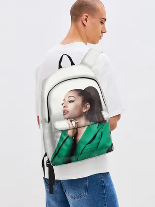 Рюкзак джинсовый / Ариана в зелёном