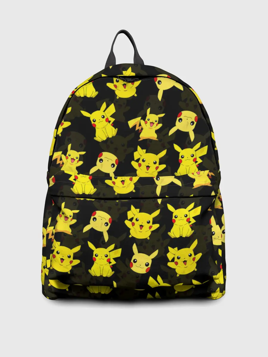 Рюкзак джинсовый / ПИКАЧУ ПАТТЕРН / PIKA PIKACHU /