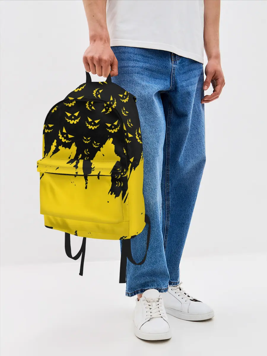Рюкзак джинсовый / HALLOWEEN SMILE | SMILE PUMPKIN