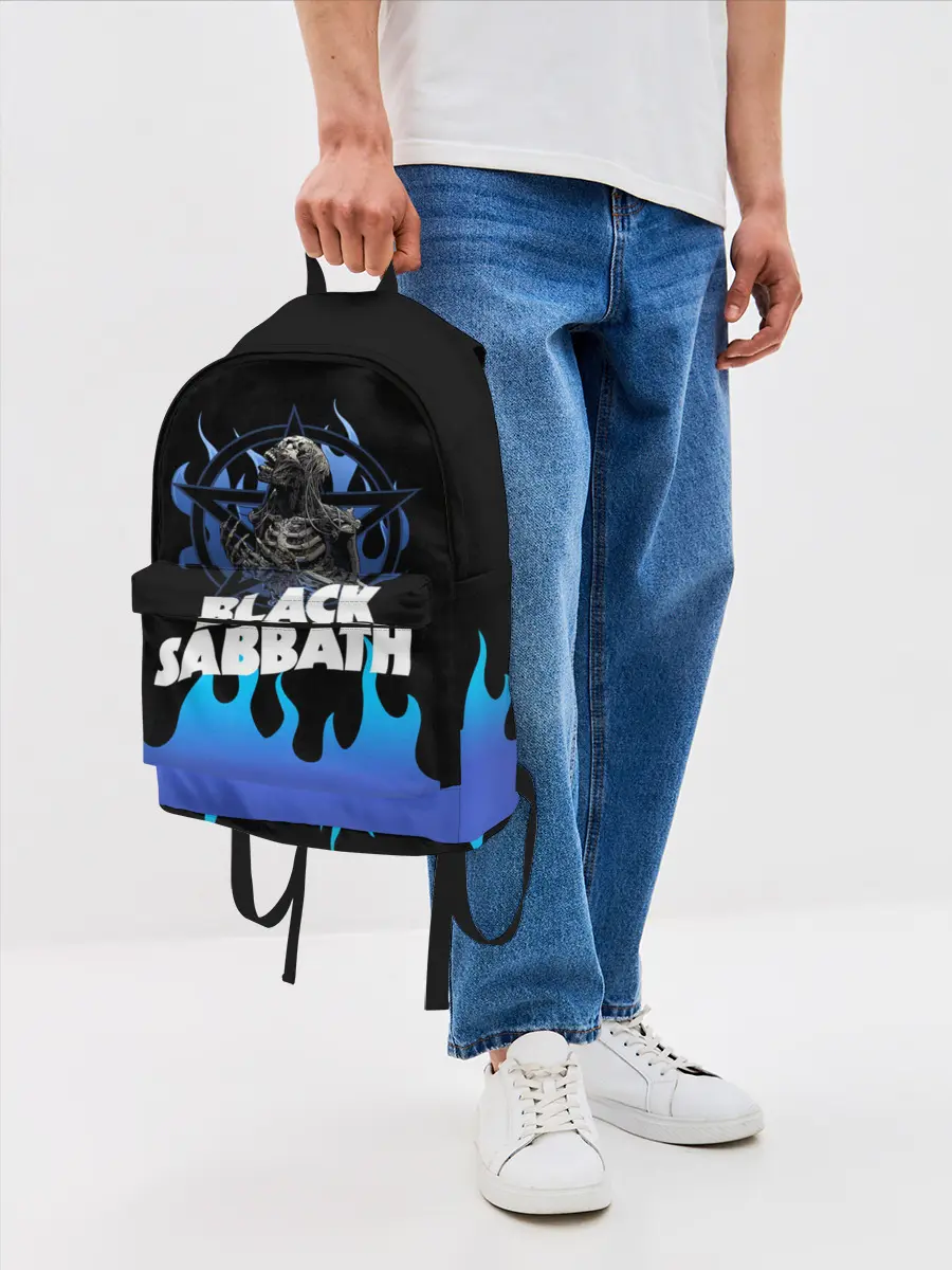 Рюкзак джинсовый / Black Sabbath | Heavy Metal