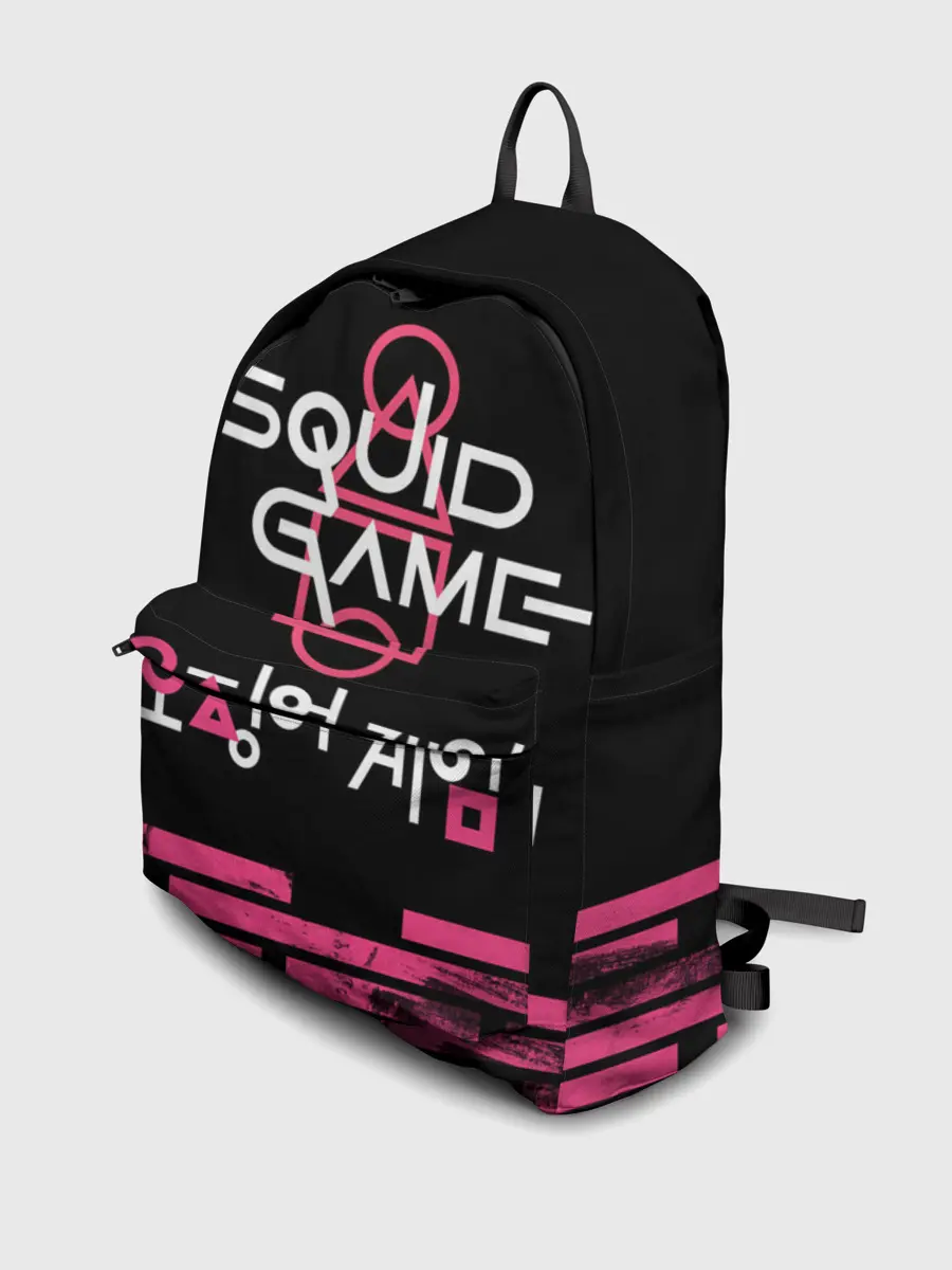 Рюкзак джинсовый / SQUID GAME [ALL LOGO]
