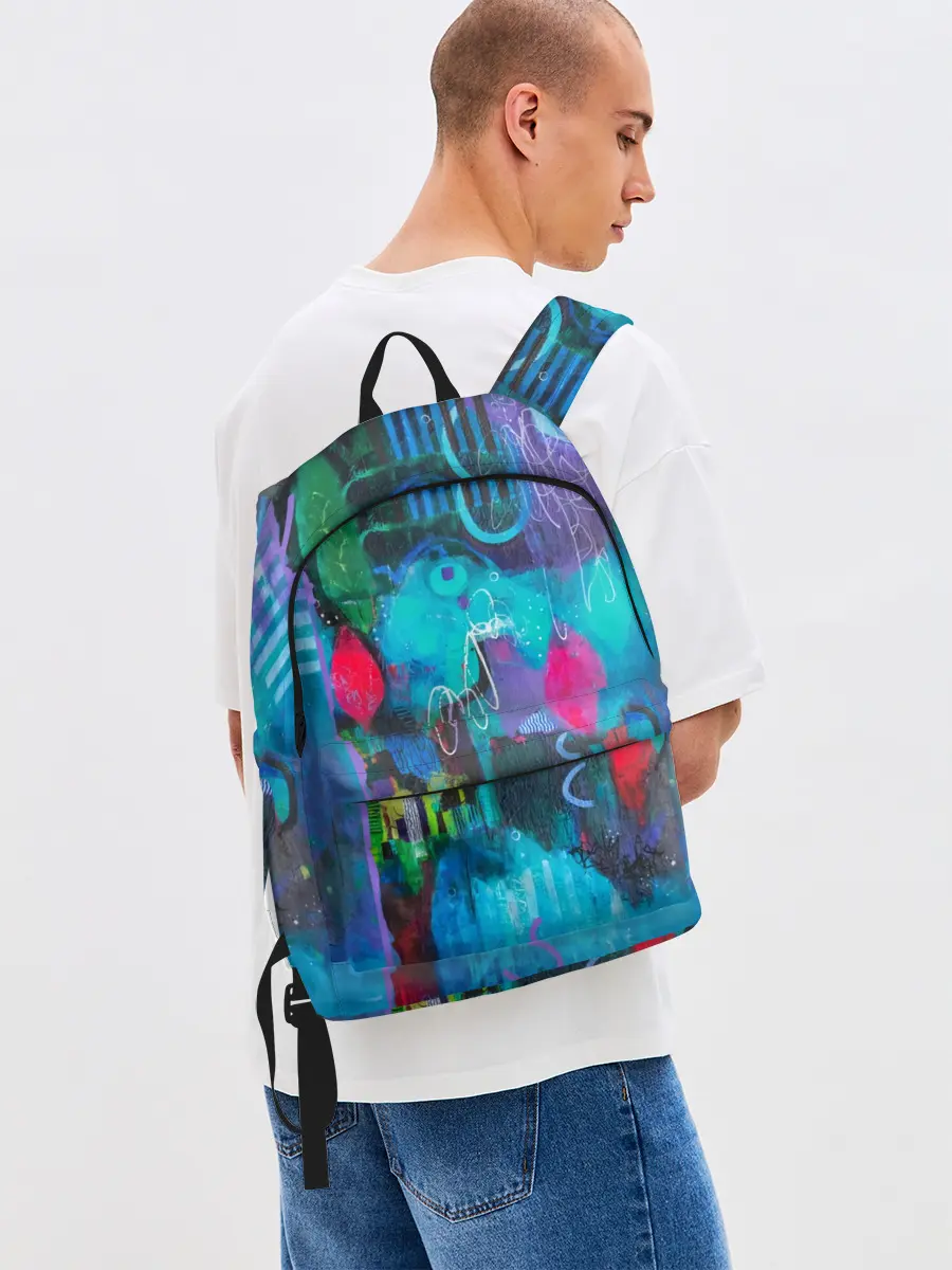 Рюкзак джинсовый / Морская глубина