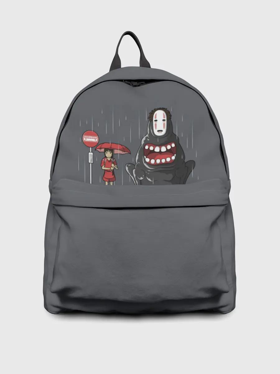 Рюкзак джинсовый / Тихиро и Каонаси Унесённые призраками