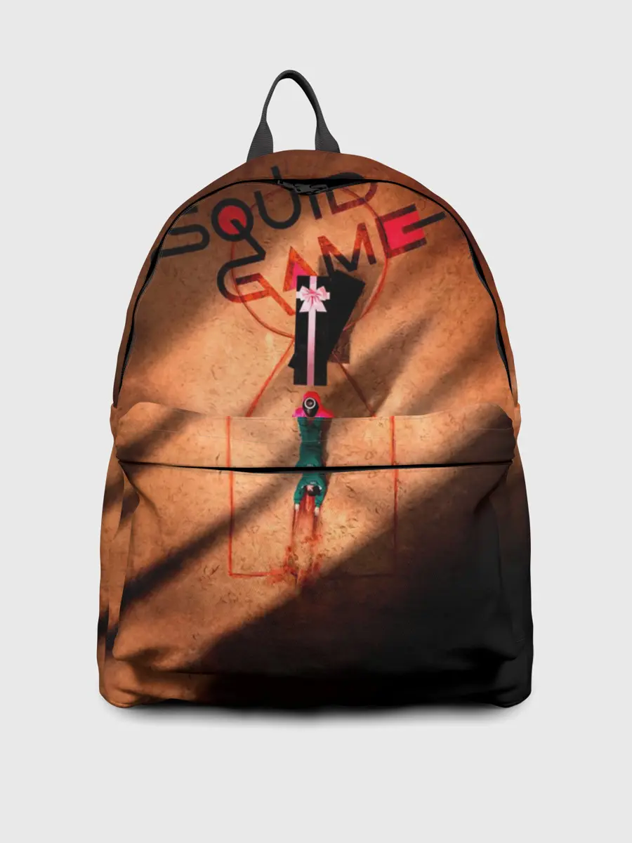 Рюкзак джинсовый / Squid Game Игра в кальмара корейский сериал