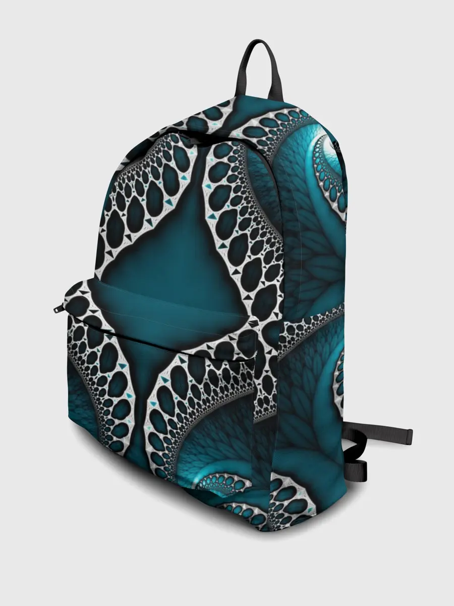 Рюкзак джинсовый / Узор, От Которого Не Отведешь Взгляд