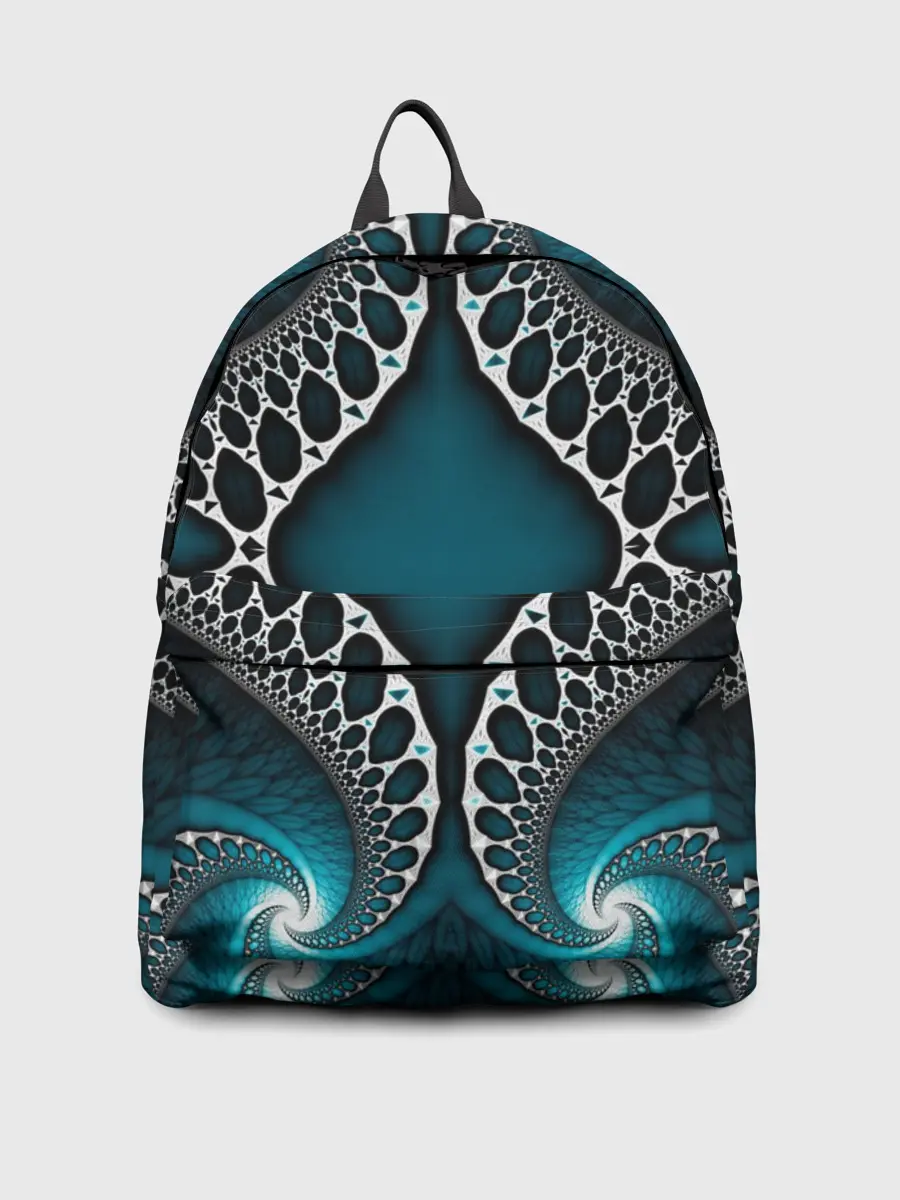 Рюкзак джинсовый / Узор, От Которого Не Отведешь Взгляд