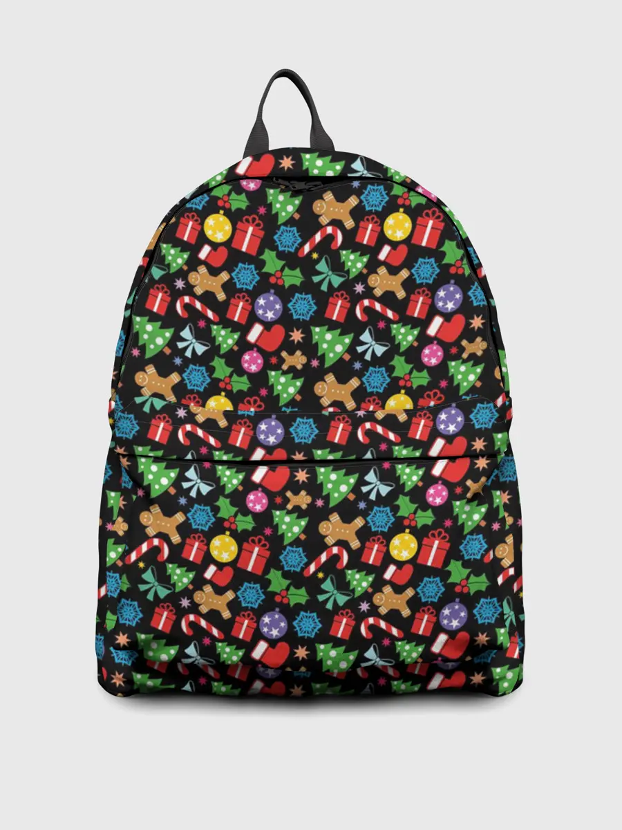 Рюкзак джинсовый / Новогодне-Рождественская Символика